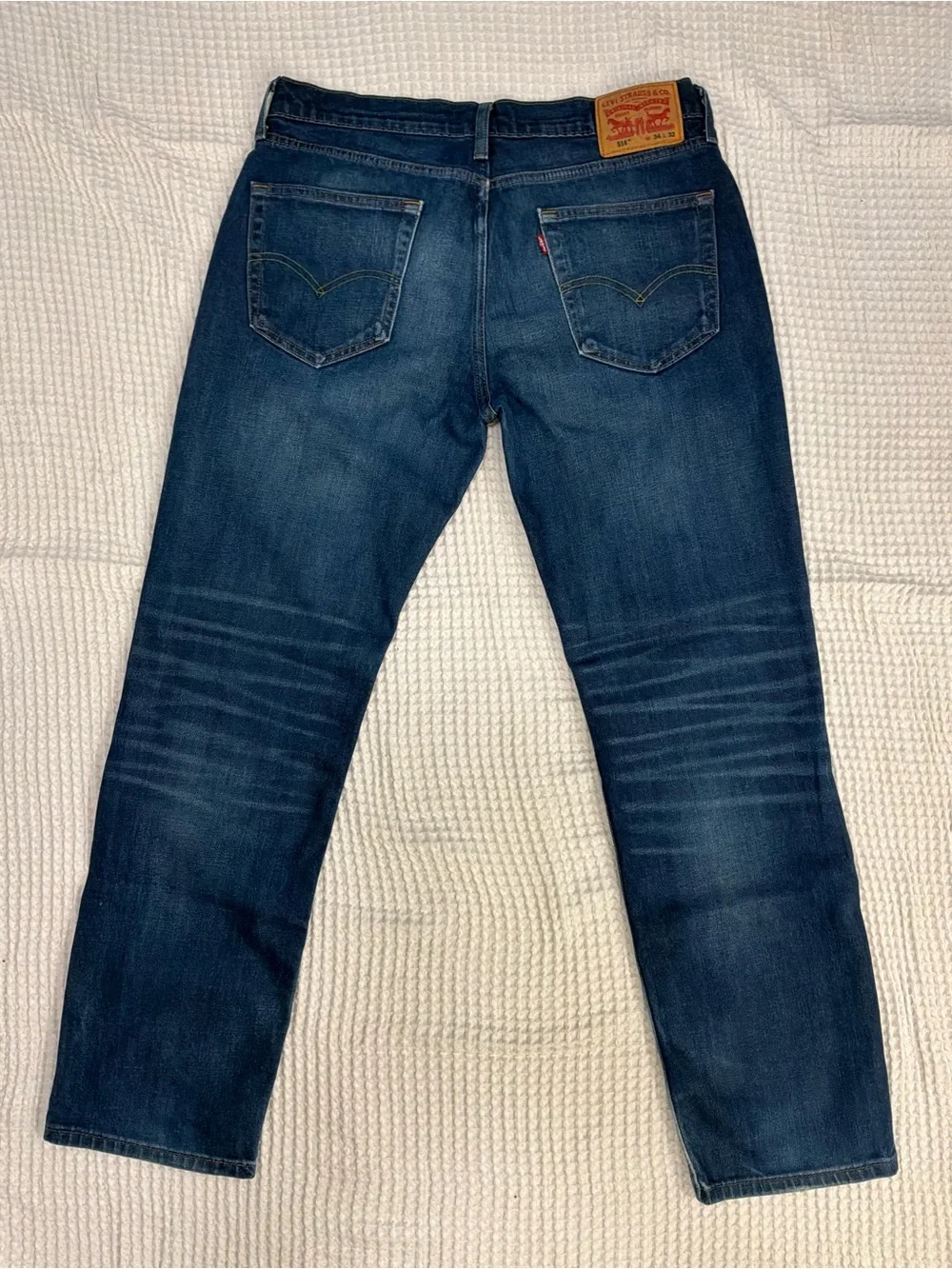 Levi's Men's Dark Blue Straight Jeans